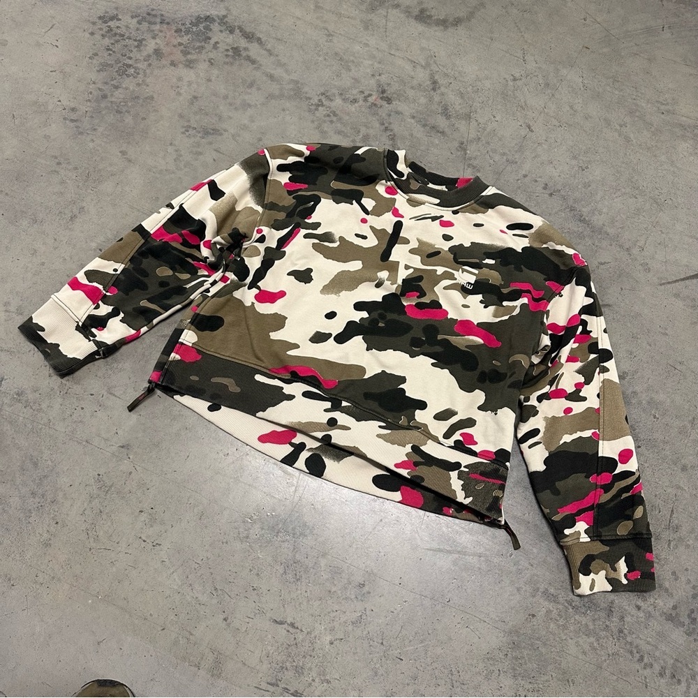 G-Star Raw loose fit camo all over pullover sweater - Picture 2 of 9